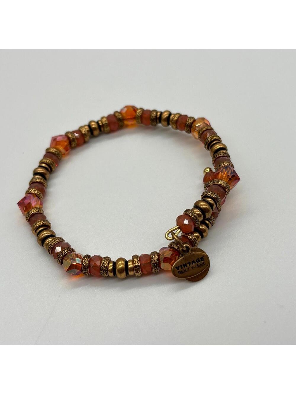Alex and Ani Bracelet Beaded Bracelet Vintage Sixty Six Wrap - Retired